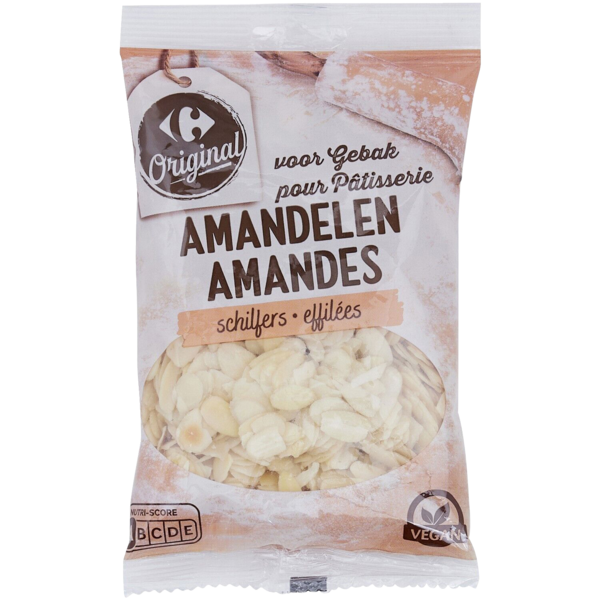 CARREFOUR ORIGINAL Amandes effilées  code EAN 5400101010116 