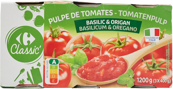 Pulpe de tomates