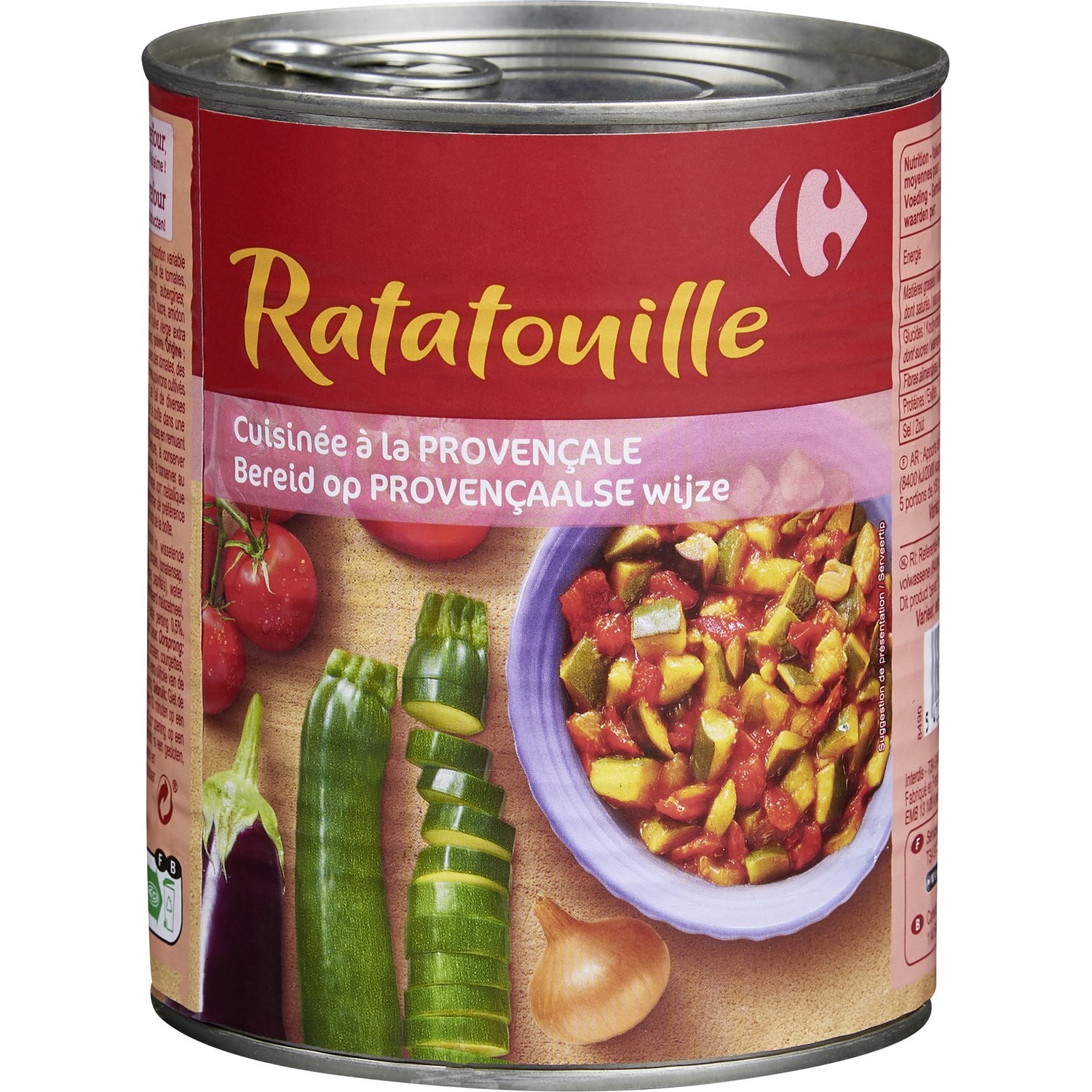 Légumes cuisinés ratatouille CARREFOUR