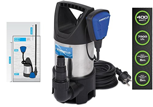 POMPE SUBMERSIBLE 400W INOX POW67912 POWERPLUS ...