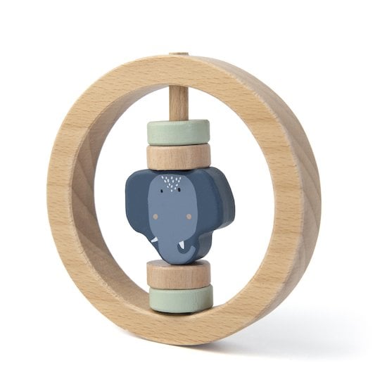  Trixie Hochet rond en bois - Mrs. Elephant   code EAN 5400858361356 