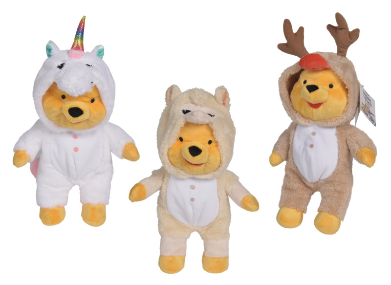 PELUCHE WINNIE  25 CM  DEGUISE DISNEY