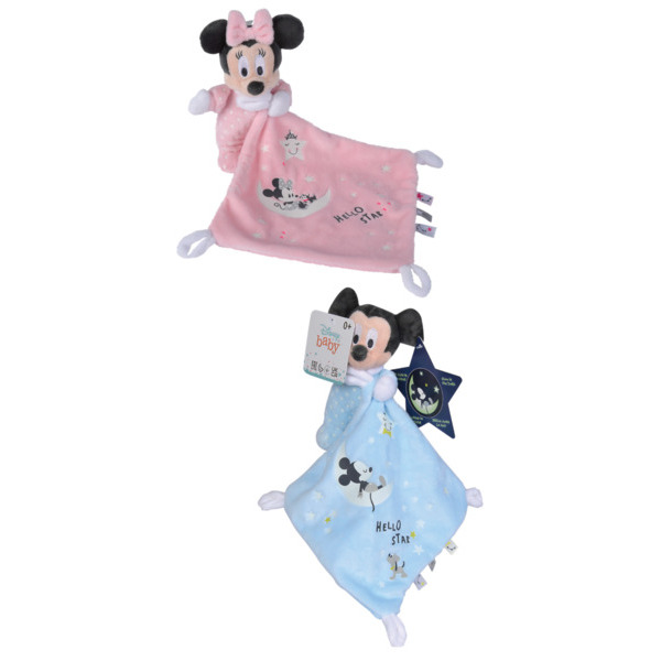 DOUDOU MOUCHOIR MINNIE PHOSPHORESCENT 
