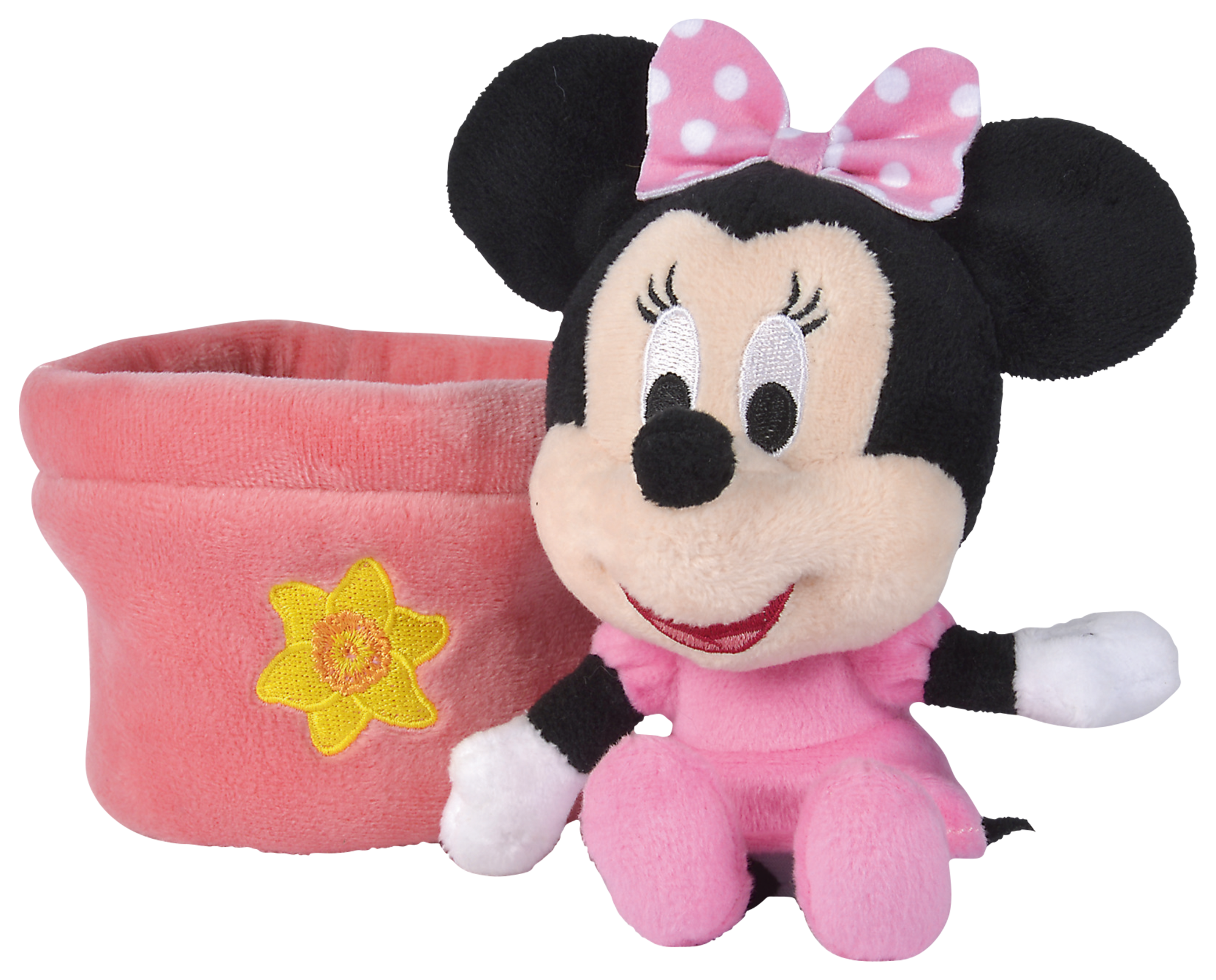 Peluche pot de fleurs 