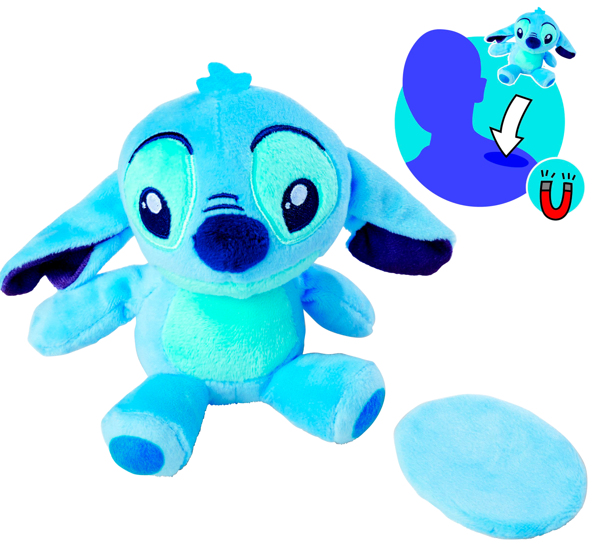 DISNEY PELUCHE d'éPAULE 
AIMANTEE  code EAN 5400868031478 