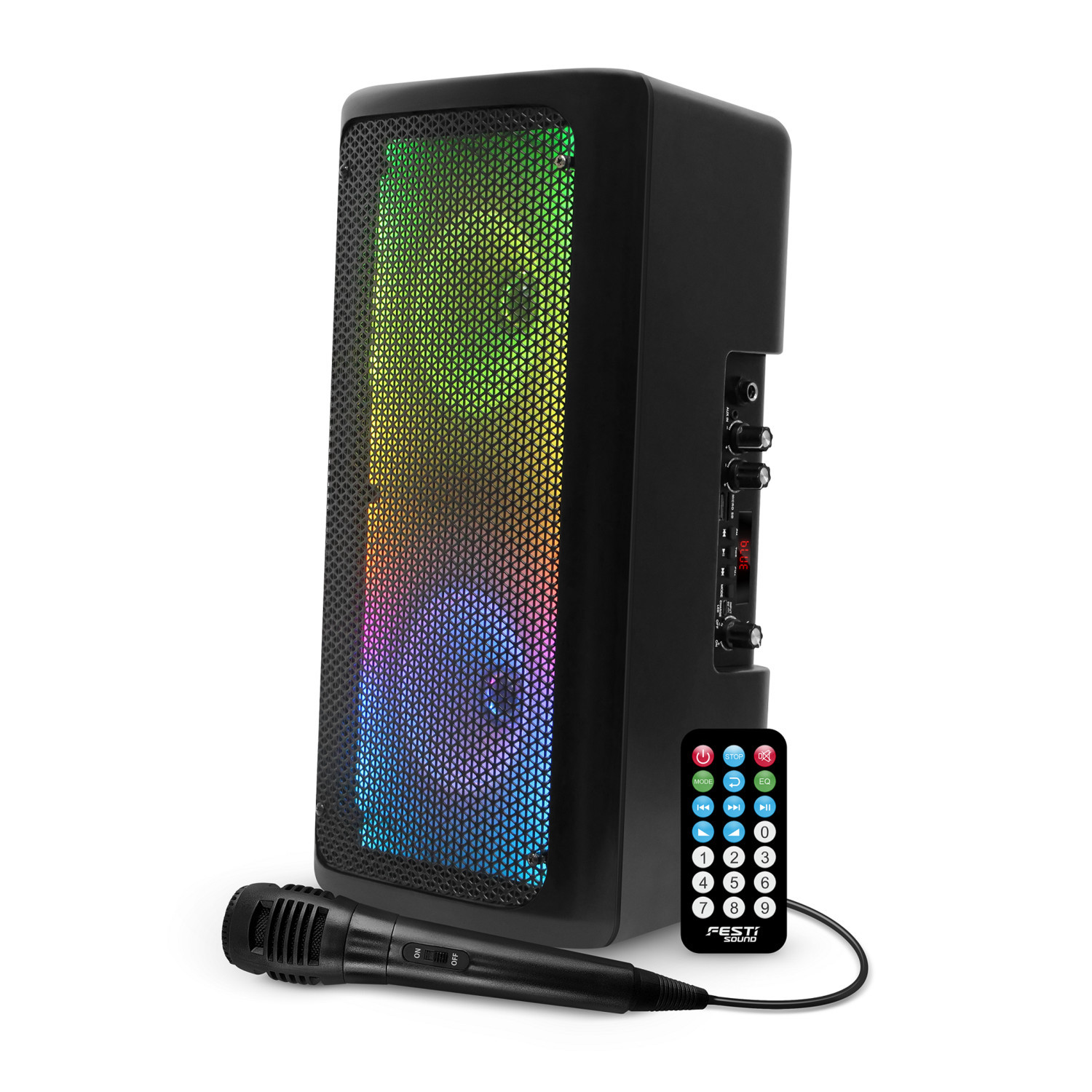 Enceinte autonome sur batterie - SRX206 - Noir ...