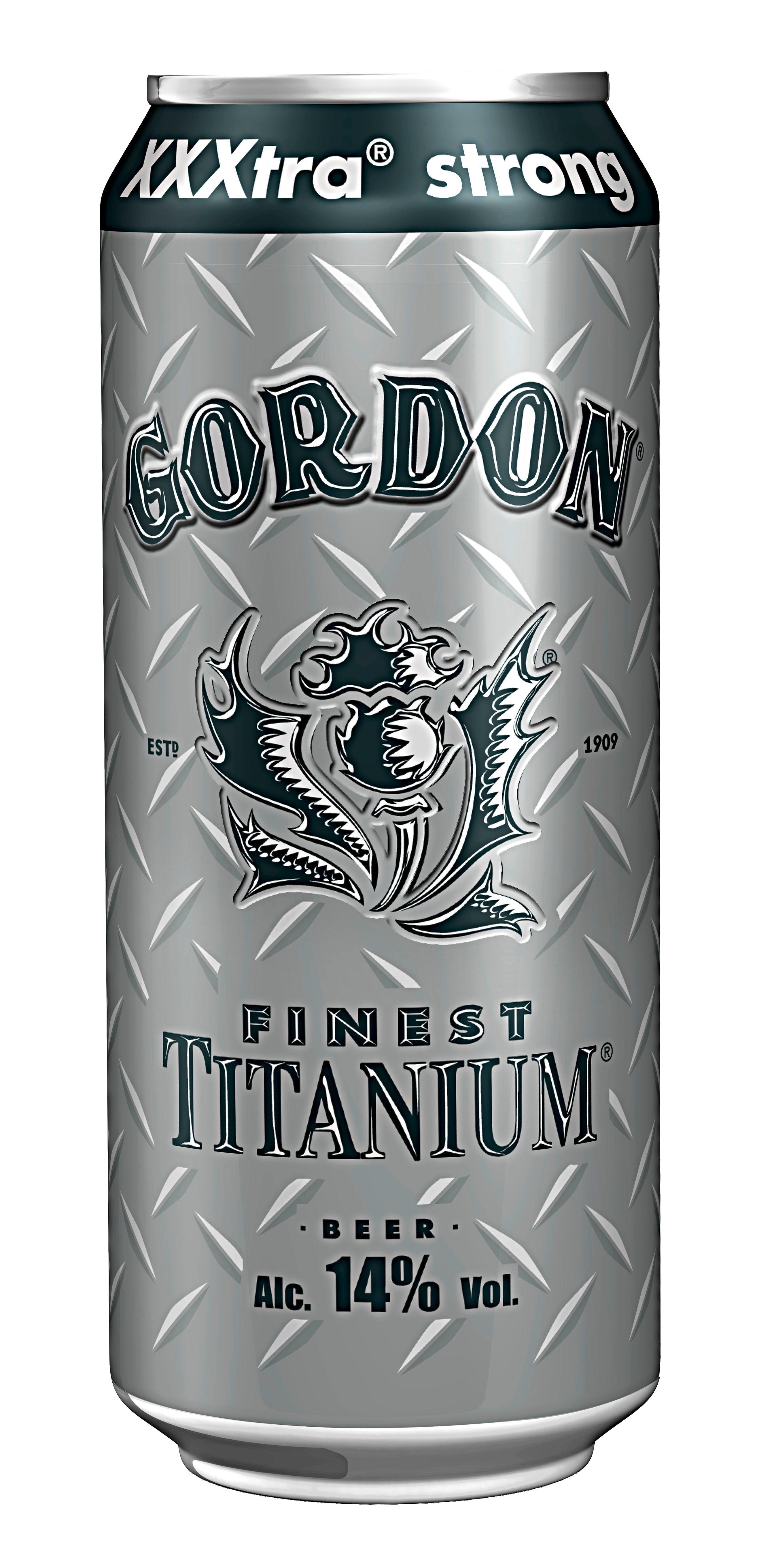 GORDON Bière GORDON Titanium 14% vol. code EAN 5410218002218 