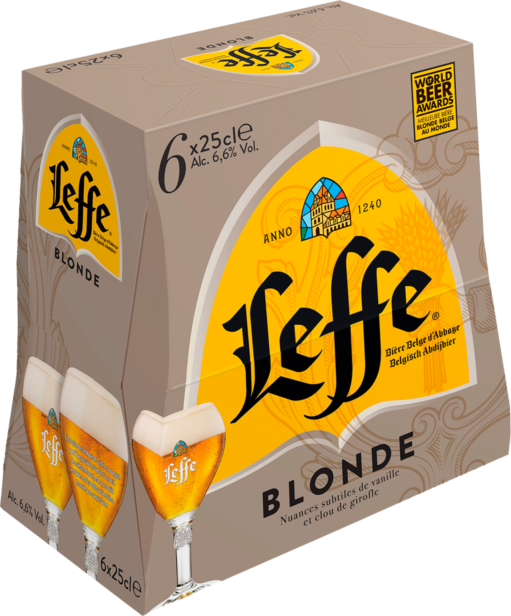 BIÈRE BLONDE D'ABBAYE BELGE