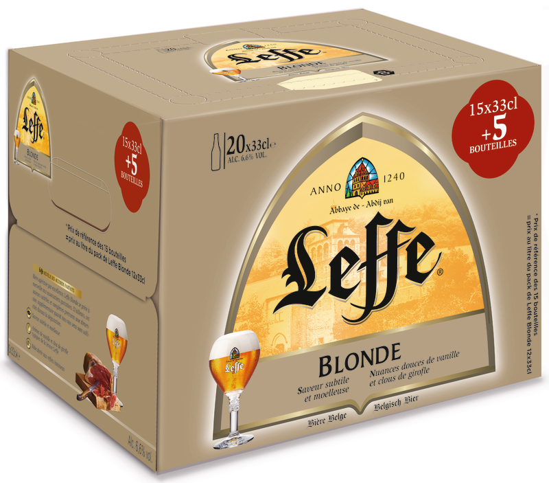 BIÈRE BLONDE D'ABBAYE Leffe