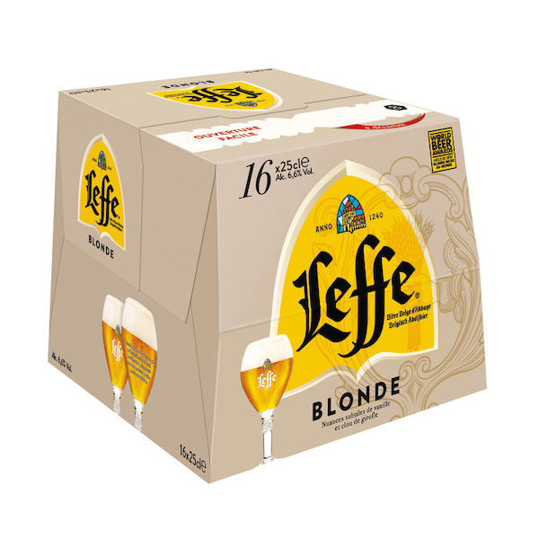 LEFFE BLOND BIÈRE D'ABBAYE LEFFE BLONDE code EAN 5410228265191 