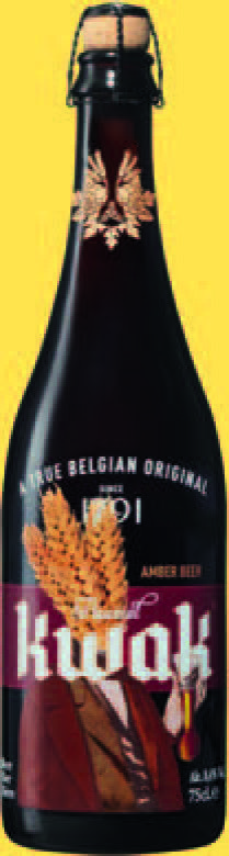  BIÈRE BELGE AMBRÉE "KWAK" code EAN 5410228285182 