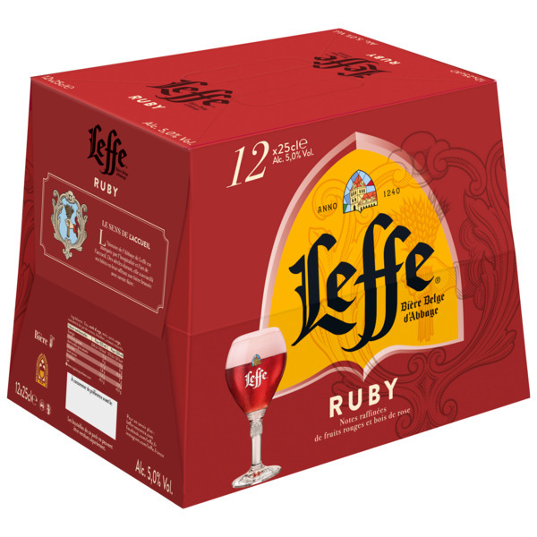 LEFFE BIÈRE D'ABBAYE RUBY
 code EAN 5410228307235 
