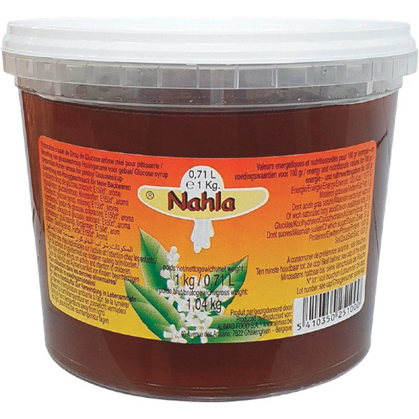 NAHLA SIROP DE GLUCOSE  ARÔME MIEL
 code EAN 5410350251000 