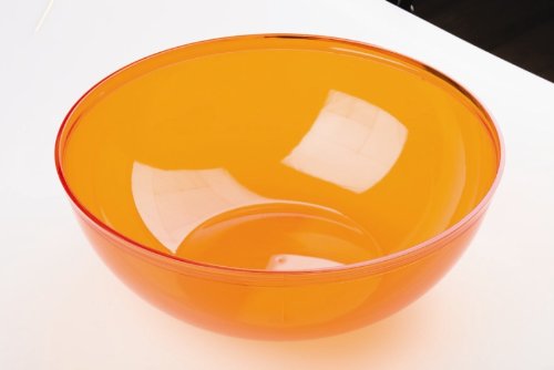 saladier plastique 3.5l, couleur orange