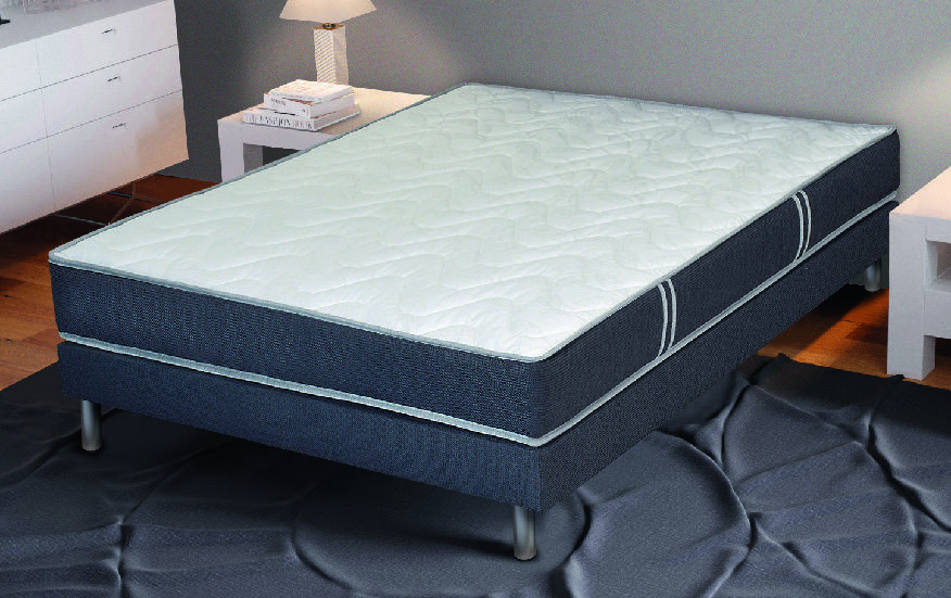 ENSEMBLE SOMMIER + MATELAS 140 X190 CM PASO + 4...