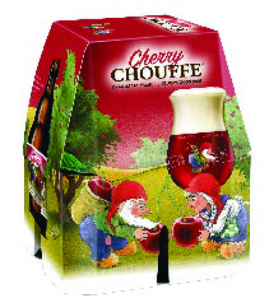  BIÈRE BELGE CHERRY "CHOUFFE" code EAN 5410769800080 