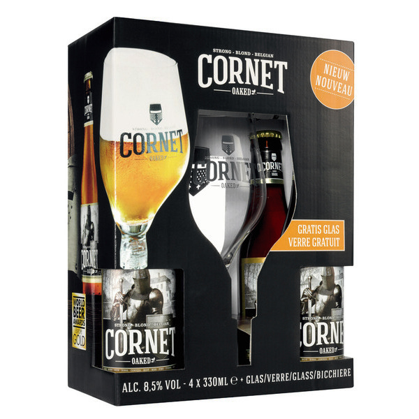cornet Coffret bières blondes Belges code EAN 5410783005171 