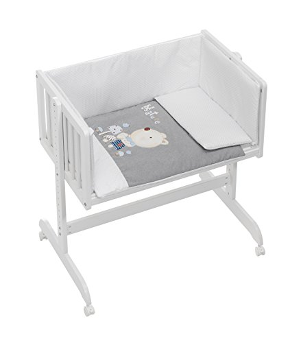 Berceau bébé co-dodo nature bleu