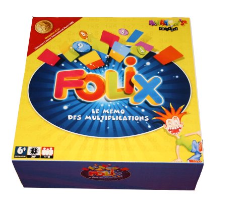 Anaton's Editions Folix Le Memo Des Multiplications - Anaton's Editions - 106734198 - Jeu de Cartes -  Médaille D'Or Lépine 2008 5411068663512 (5411068663512)