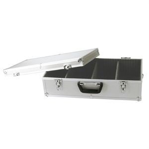 valise Aluminium - 56 X 26,5 X 17 CM - Rangement 80 CD - Couvercle détachable 5411074083618 Importateur
