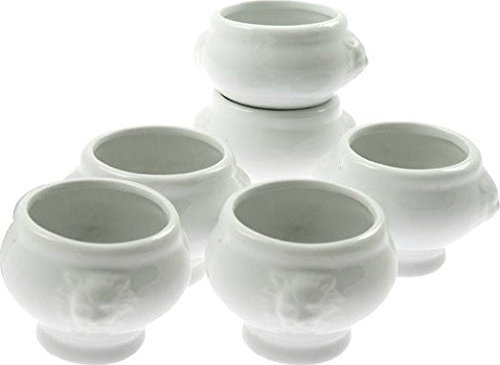 - 96801/6 - 6 bols tete de lion 5cm