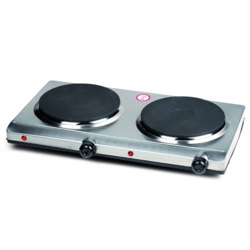 Plaque électrique inox 2 feux