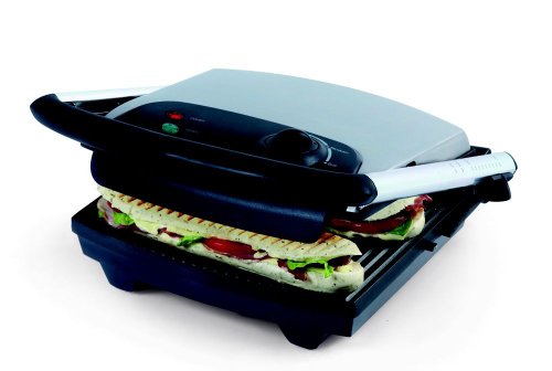 Do-9036gdomo grill panini corps inox anti-adhér...