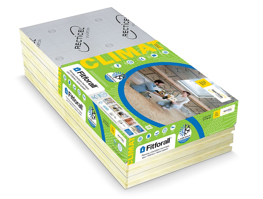 Panneau isolant PU - 1,20x0,6m ep40mm