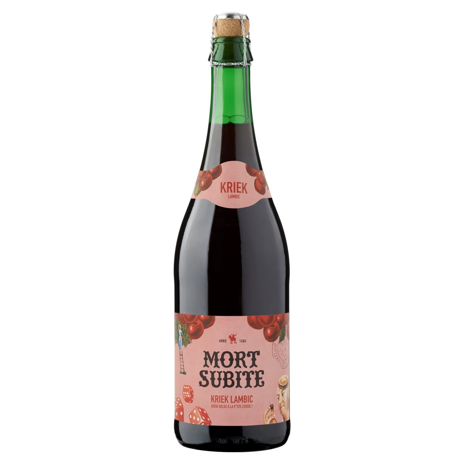Bière aromatisée cerise MORT SUBITE