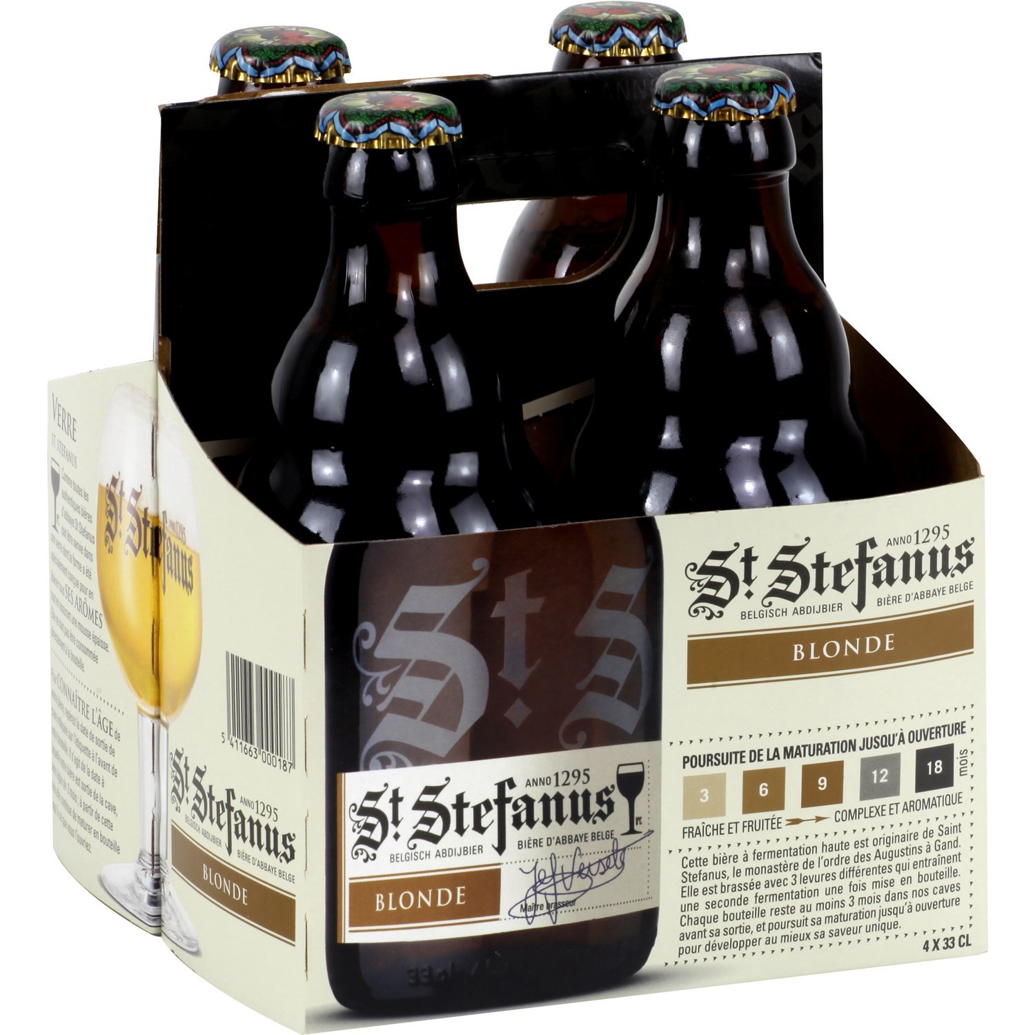 ST STEFANUS Bière blonde belge ST STEFANUS 5411663000187 (5411663000187)