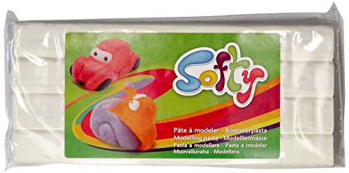 Pâte à modeler 500 g kinderknetmasse blanc