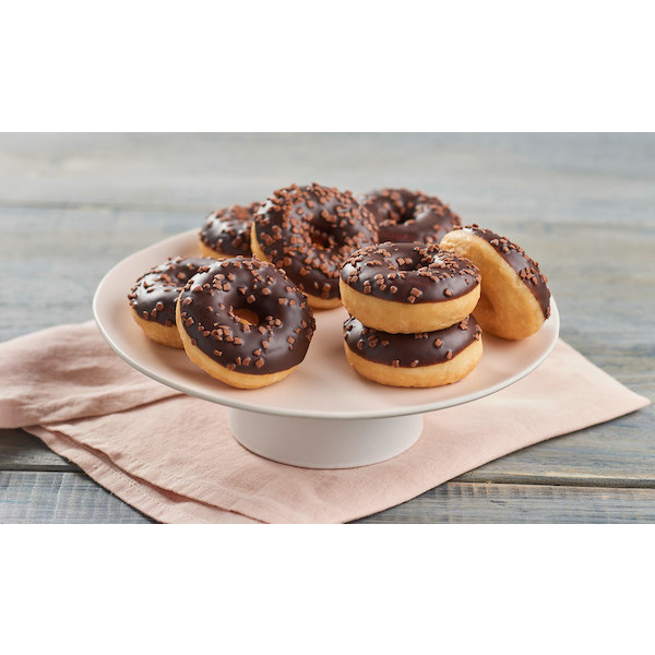 4 micro donuts chocolat 