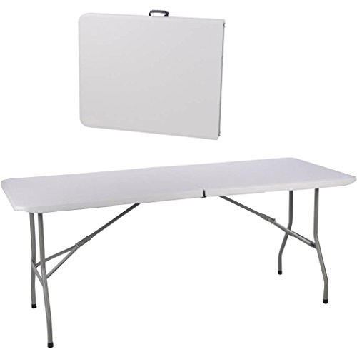 Table pliante portable camping traiteur 180cm a...