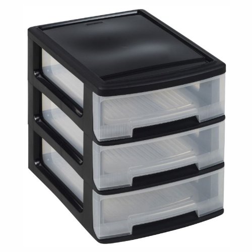 Allibert 191125 Babel Basse 3 Tiroirs Format A4...