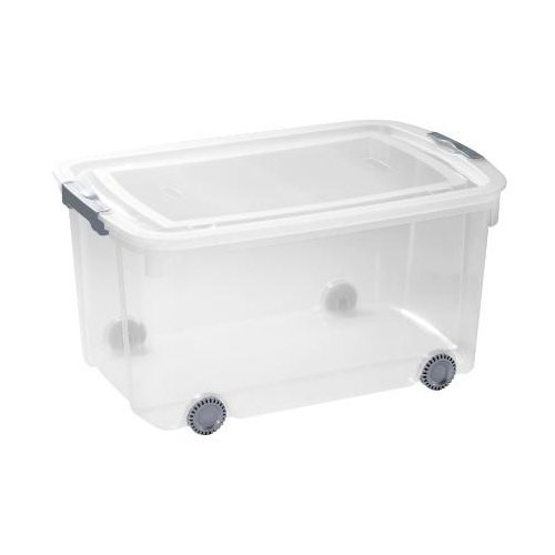 Allibert 192383 Boîte à Roulettes Logic 50 L Po...