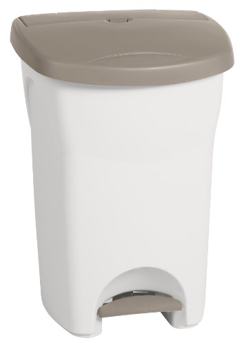 Allibert 183264 Poubelle Eureka 30 L Pédale Pol...