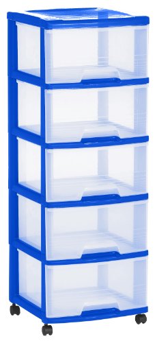 Allibert 211827 Eify 5 Tiroirs 20 L Polypropylè...