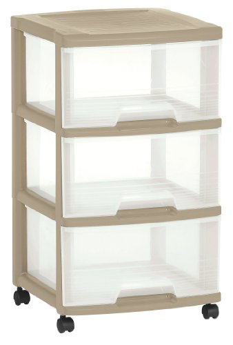 Allibert 212433 Eify 3 Tiroirs 20 L Polypropylè...