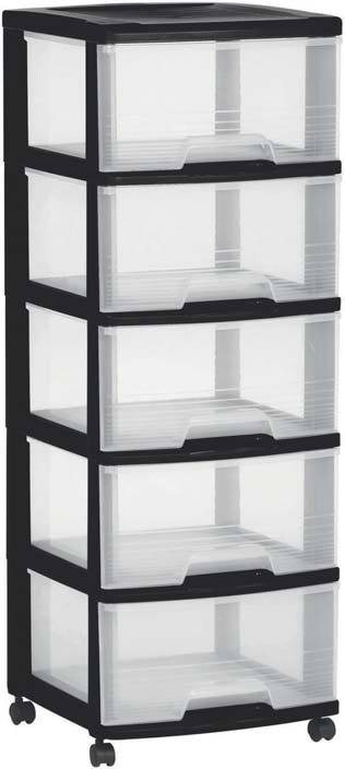 TOUR DE RANGEMENT 5 TIROIRS 5412006795210 Curver TOUR DE RANGEMENT 5 TIROIRS 5412006795210 Curver