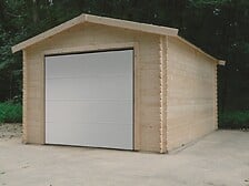 SOLID Garage en bois28MM 3538X358 porte section...