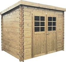 SOLID SOLID Abri de jardin Jena - Bois - 7.39m2 code EAN 5412025086078 