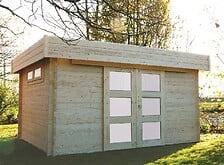 SOLID Abri de jardin Viborg - Bois - 13.71m2