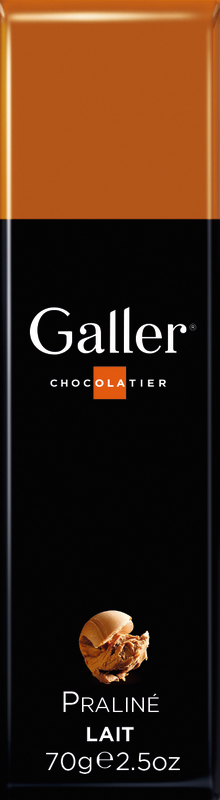 BÂTON DE CHOCOLAT FOURRÉ LAIT PRALINÉ Galler