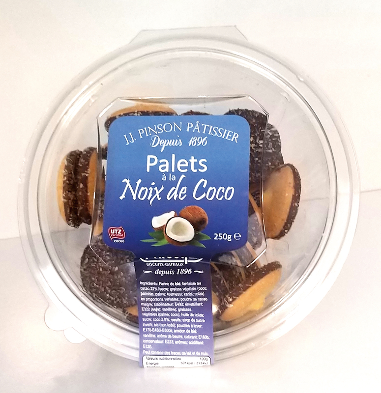 Palets à la noix de coco