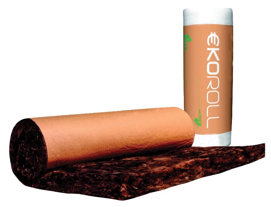  ROULEAU DE LAINE DE VERRE 200 MM ”EKOROLL 040 KRAFT” code EAN 5413031003776 