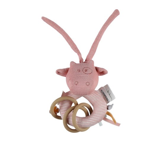  Noukie's Anneau-hochet coton bio Lola Les Iconiques Rose  code EAN 5413042363784 