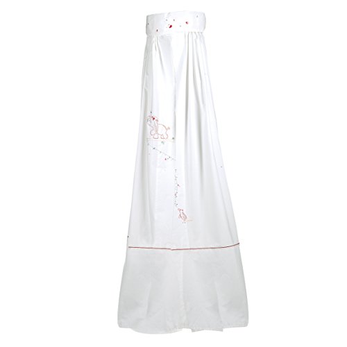NOUKIES Ciel de Lit Framboise/Blanc Motif Anna/...