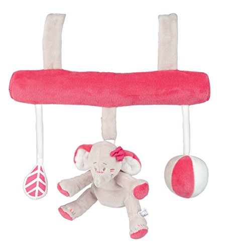 NOUKIES Boulier Framboise/Grege/Blanc Motif Ann...