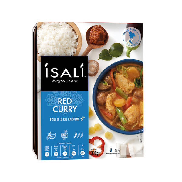 Plat cuisiné individuel Thaï