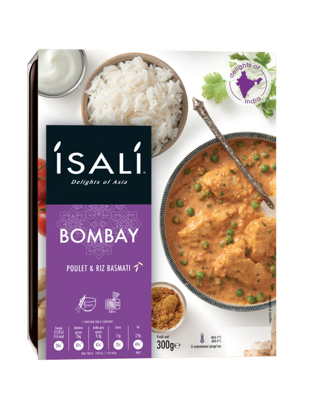 POULET BOMBAY & RIZ ISALI